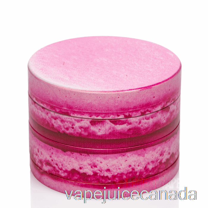 Vape Disposable Canada V Syndicate 2.5inch 4-Piece SharpShred Dine-in Grinder Raspberry Macaron